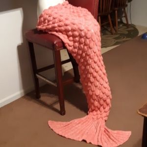 Mermaid lap blanket